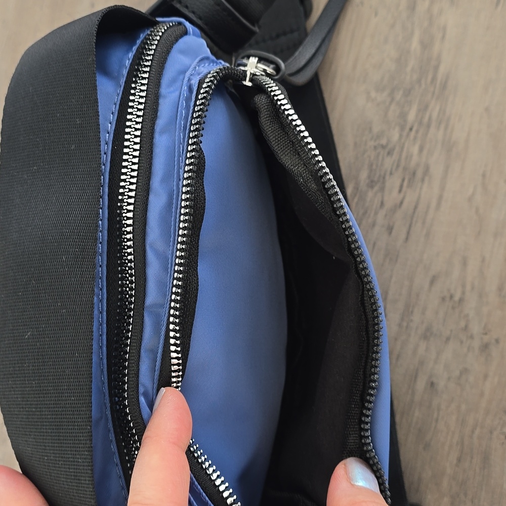 Colab Blue and Black Belt Bag - Picture 7 of 10